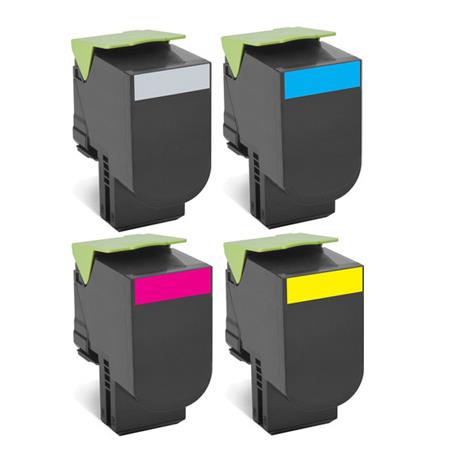 Lexmark Compatible 802H Full Set of 4 Toner Cartridges